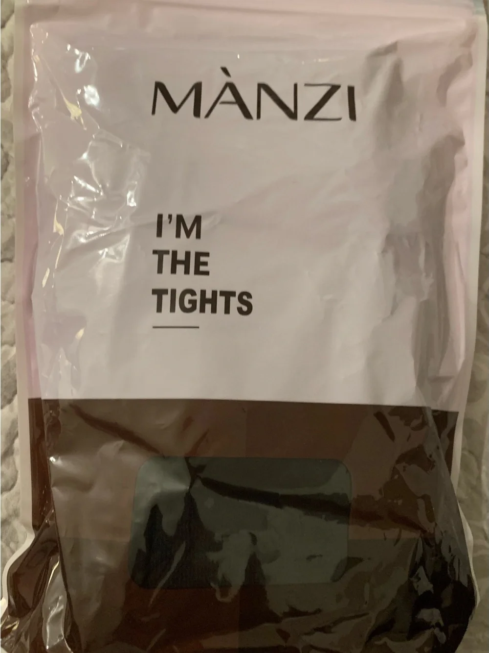 Manzi Black Opaque Tights